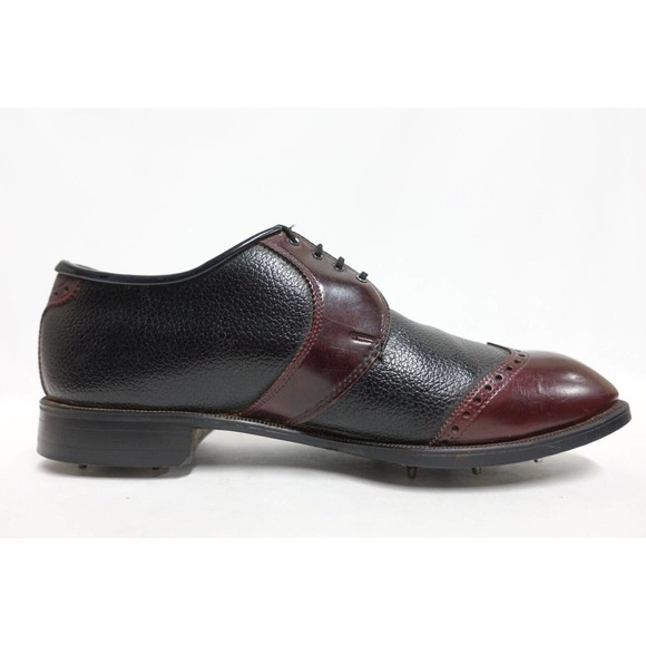 FOOTJOY Men Golf Shoes Greenjoys Vintage USA Black/Red 11.5D-US/10.5UK/45EU main image 4